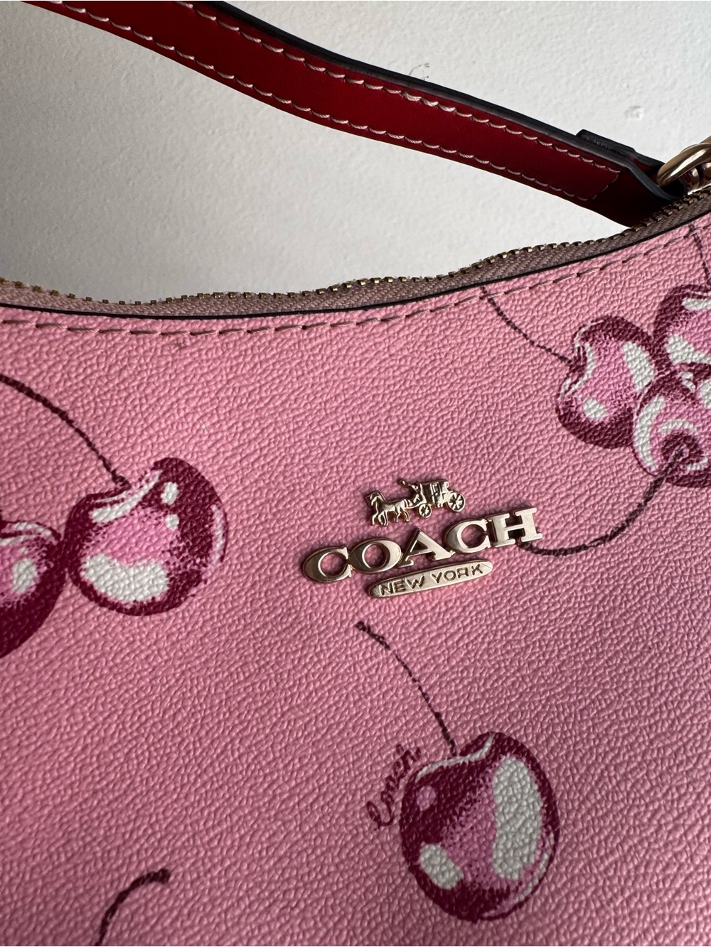Cherry Print Coach Bag - Picture 2 of 7
